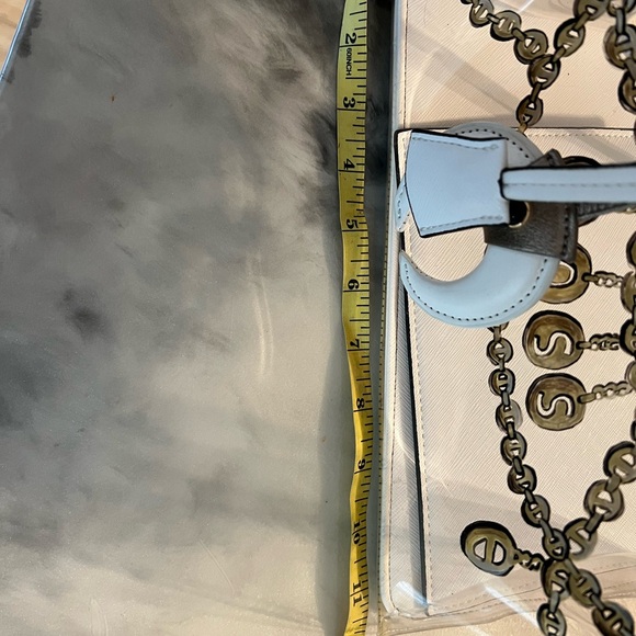 DeVesi Clear Boss Hand painted Tote - Picture 14 of 17